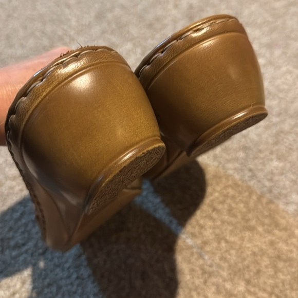 Spring Step Leather Sand Dollar Slide Sandals Brown Comfort Coastal Boho Sz 9.5 - Picture 5 of 12